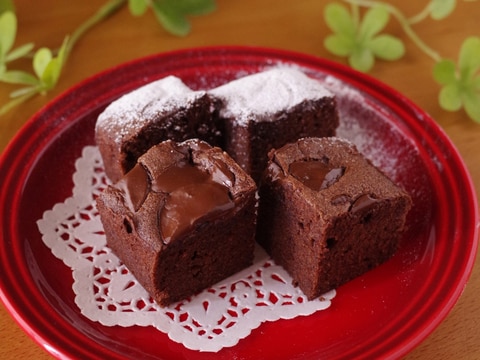 バレンタインの簡単チョコレートブラウニー